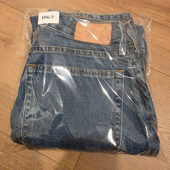 Everlane Curvy 90s Cheeky Straight Jean Northridge Blue Organic Cotton 28 Reg - Picture 13 of 13